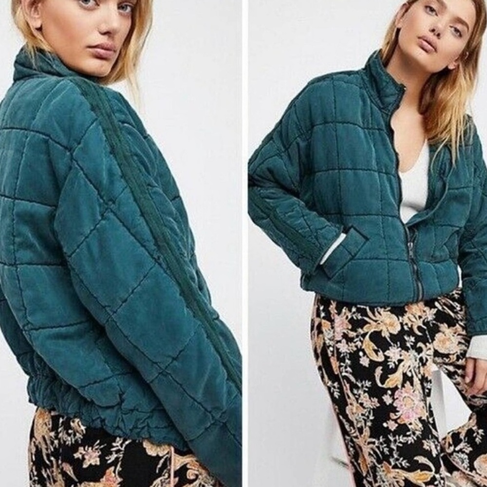 Free people dolman quilted jacket